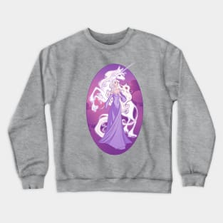 Unicorn or Woman Crewneck Sweatshirt